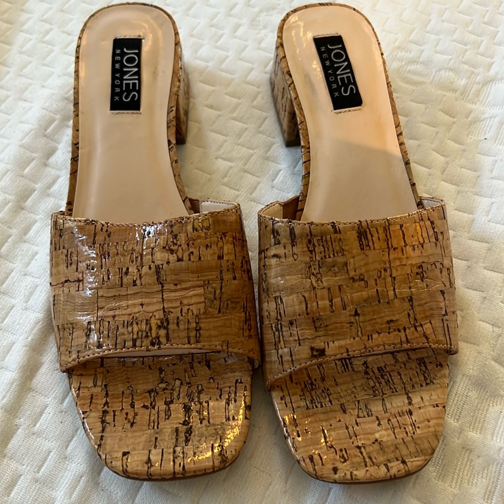 Jones NY cork sandals.